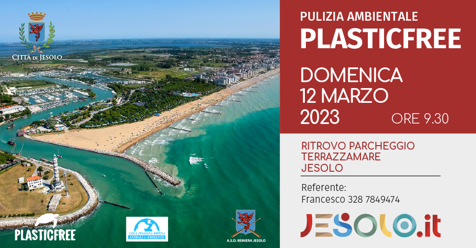 Jesolo Plastic Free 12 marzo 2023 - Immagine spiaggia di Jesolo