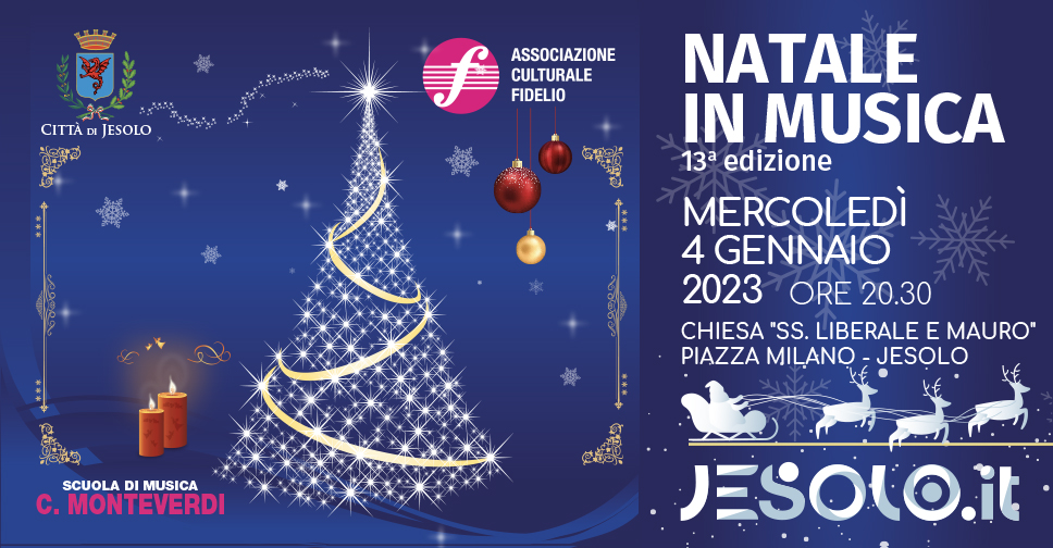 Natale in musica - Concerto di alunni ed insegnanti della Scuola di musica Monteverdi, di Jesolo - 4 gennaio 2022