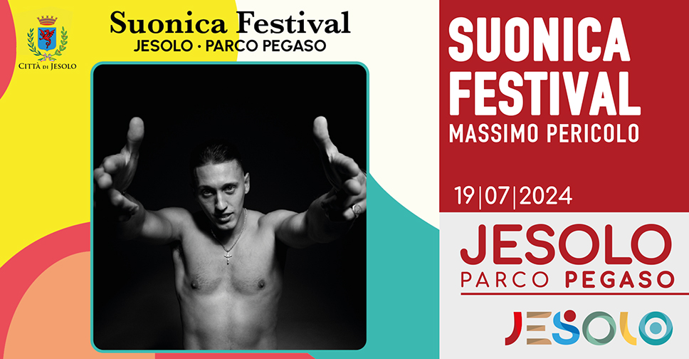 Massimo Pericolo al Suonica Festival di Jesolo venerdì 19 luglio 2024 - foto del cantante