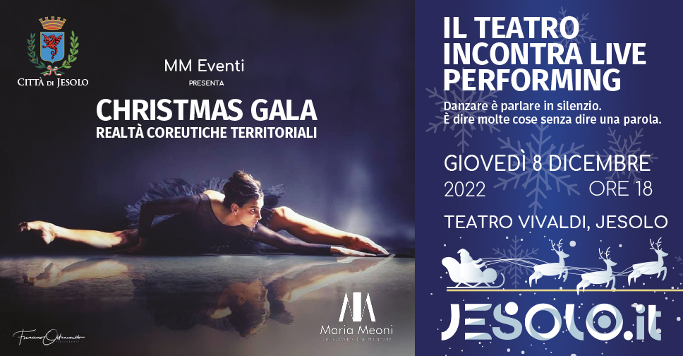 Christmas Gala - Teatro Vivaldi 8 dicembre ore 18:00: immagine di una ballerina.