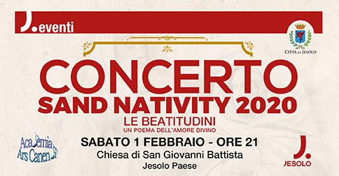 Concerto Sand Nativity 2020 a Jesolo il 1 febbraio