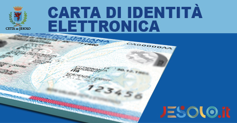 Il Comune di Jesolo rilascia la nuova carta d'identità elettronica