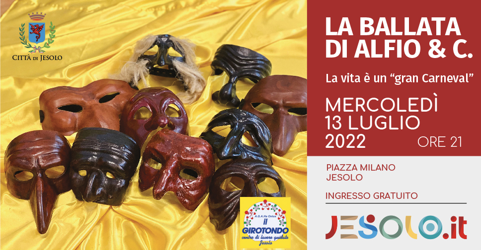 Spettacolo Commedia 13 luglio 2022 in piazza Milano