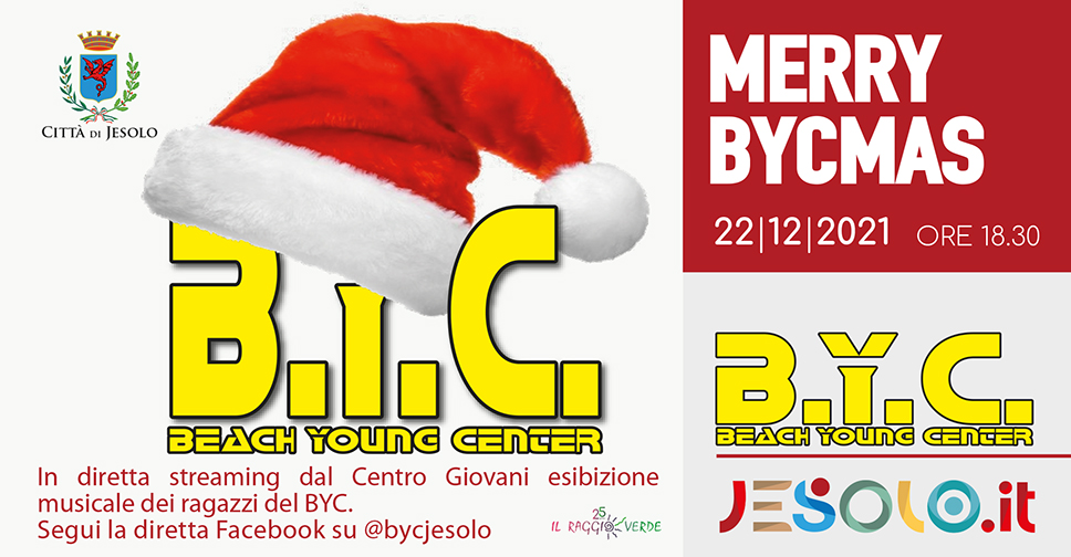 Merry Bycmas. In diretta streaming gli auguri di Natale del Centro giovani BYC il 22 dicembre alle 18.30