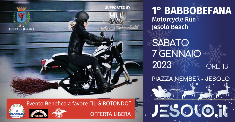 1° Babbo Befana - Motorcycle Run Jesolo Beach: immagine