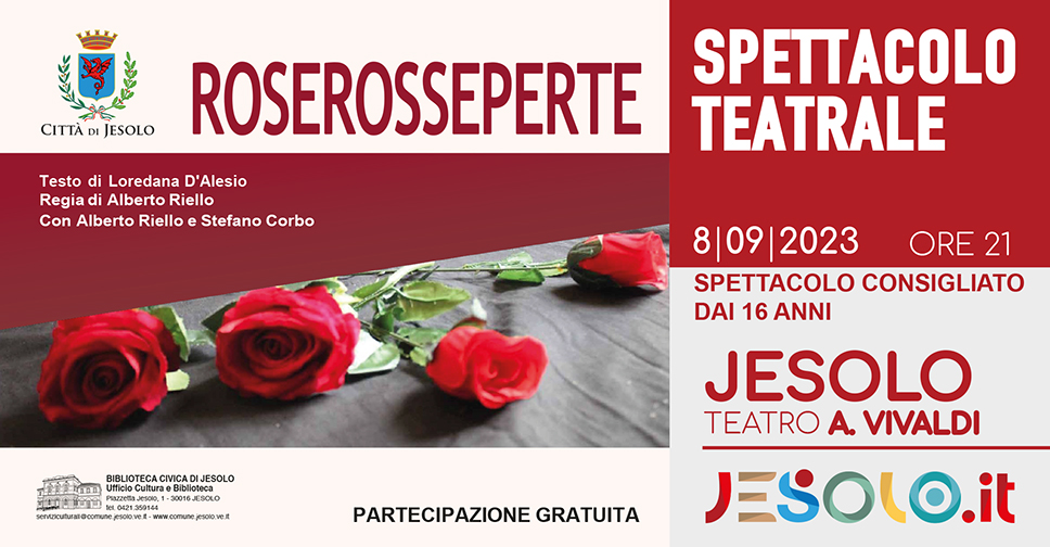 RoseRossePerTe - spettacolo a Jesolo