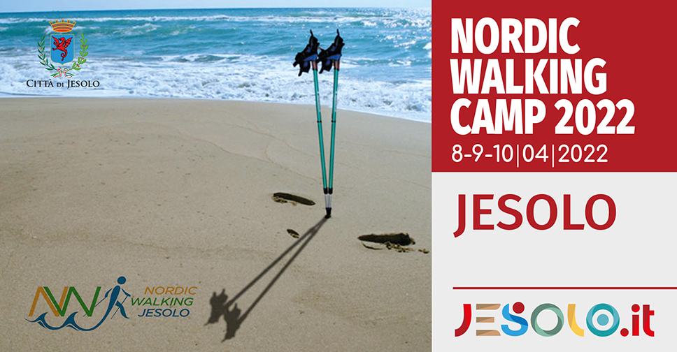 Nordic Walking Camp 2022 dall'8 al 10 aprile a Jesolo