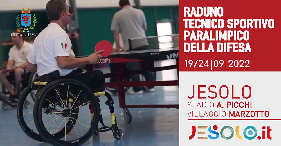 Raduno tecnico-sportivo del Gruppo Sportivo Paralimpico della Difesa dal 16 al 22 maggio a Jesolo
