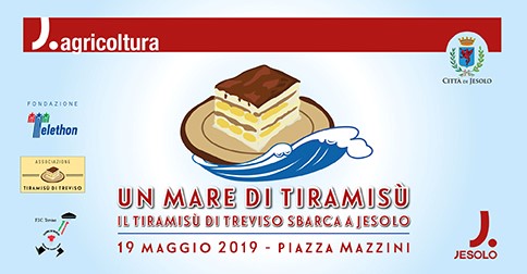 Un mare di tiramisù a Jesolo il 19 maggio 2019 - piazza Mazzini