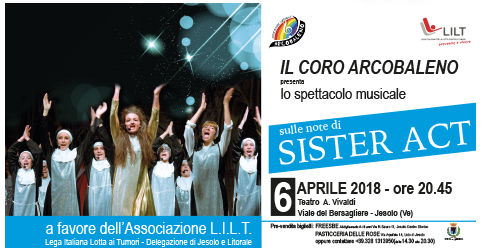 Spettacolo musicale sulle note di Sister Act al teatro Vivaldi di Jesolo il 6 aprile 2018