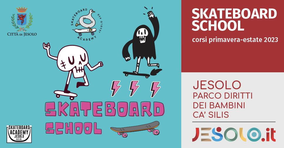 Skateboard Academy Jesolo asd organizza corsi per bambini e ragazzi