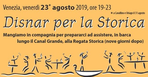 Disnar per la storica 2019 venerdì 23 agosto sede Remiera Jesolo via Piave Vecchio 
