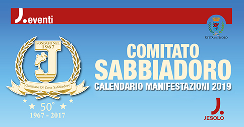 Calendario manifestazioni comitato Sabbiadoro 2019