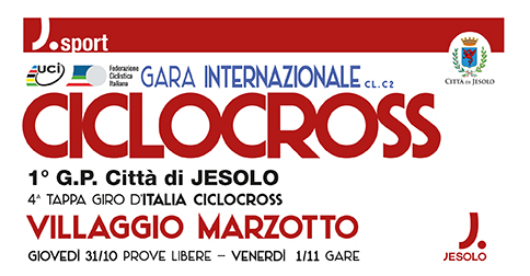 1° Granpremio Internazionale di Ciclocross Città di Jesolo villaggio Marzotto 31 ottobre 1novembre 2019