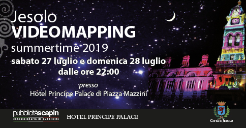 Jesolo VideoMapping summertime 2019 - piazza mazzini 27 e 28 luglio