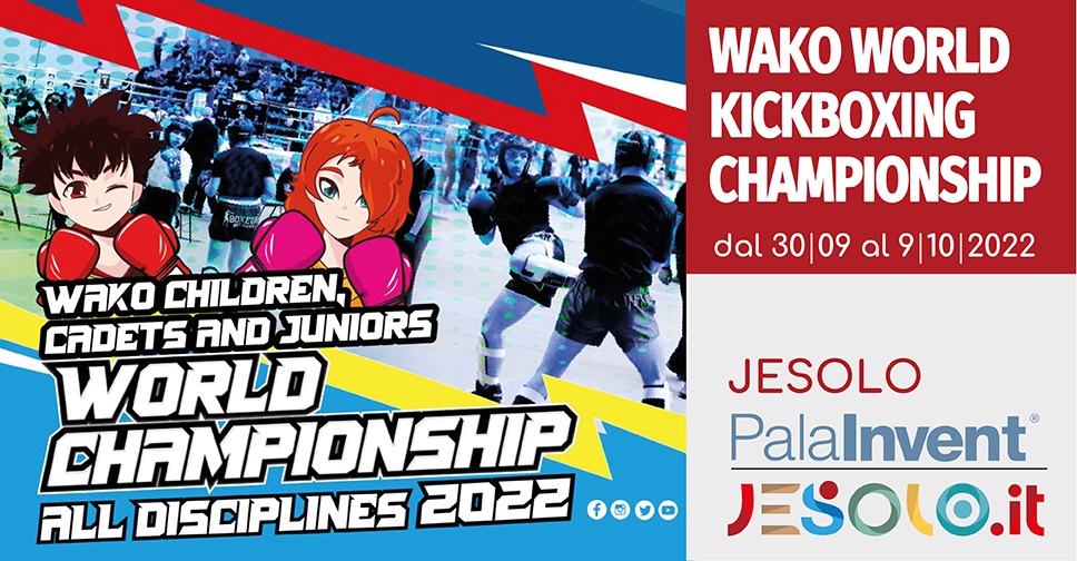 Federkombat Campionato del mondo di Kickboxing, Cadetti e Juniores al Palainvent di Jesolo