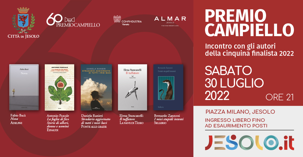 Premio Campiello- la cinquina di finalisti 2022