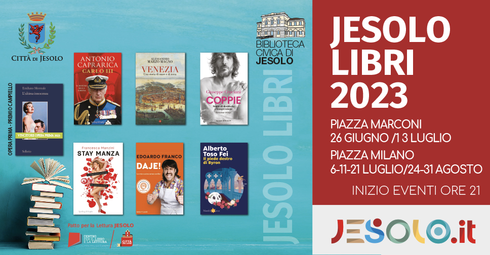 Jesolo libri 2023 piazza Marconi e Milano