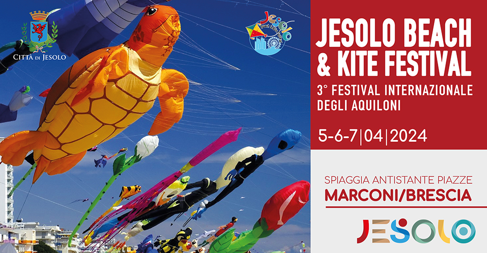 Jesolo Beach & Kite Festival dalò 5 al 7 aprile 2024 - foto aquiloni