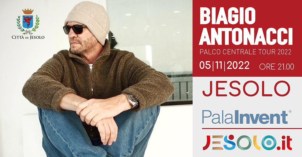 Biagio Antonacci in concerto al Palainvent di Jesolo il 5 novembre 2022