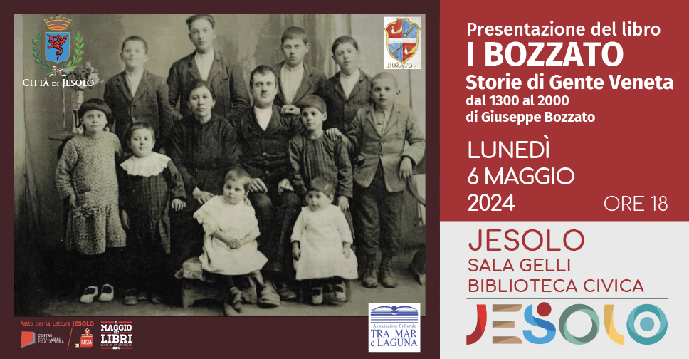 Presentazione del libro  "I Bozzato. Storia di Gente veneta dal 1300 al 2000" - foto storica di famiglia