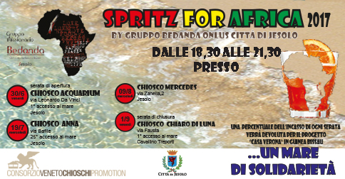 Spritz for Africa a Jesolo
