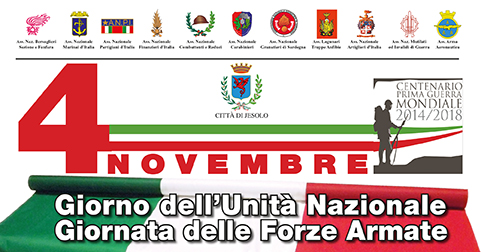4 Novembre - Giorno dell'Unità Nazionale e Giornata delle Forze Armate