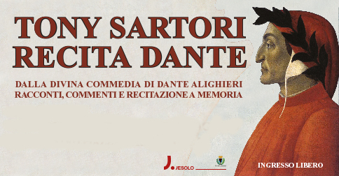 Tony Sartori recita Dante a Jesolo