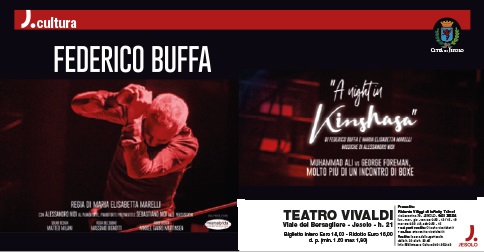 Federico Buffa A Night in Kinshasa il 21 e 22 febbraio2018 al Teatro Vivaldi di Jesolo
