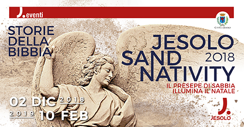 Jesolo Sand Nativity 2018 in piazza Marconi, dal 2 dicembre 2018 al 10 febbraio 2019