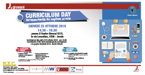 Curriculum day al Centro Giovani B.Y.C. a Jesolo 25 ottobre 2018