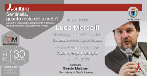 Incontro con Luca Mercalli a Jesolo