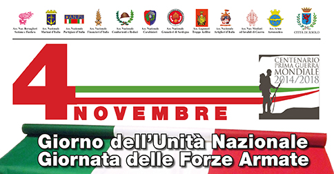 4 Novembre - Giorno dell'Unità Nazionale e Giornata delle Forze Armate