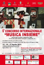 locandina 6° Concorso internazionale Musica Insieme
