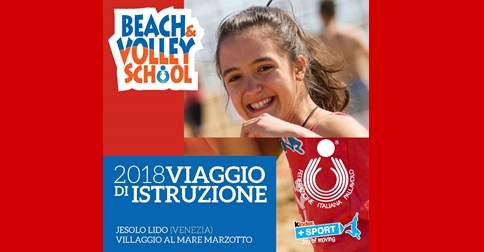 beach & volley school a Jesolo presso il Villaggio al Mare Marzotto nel mese di maggio 2018