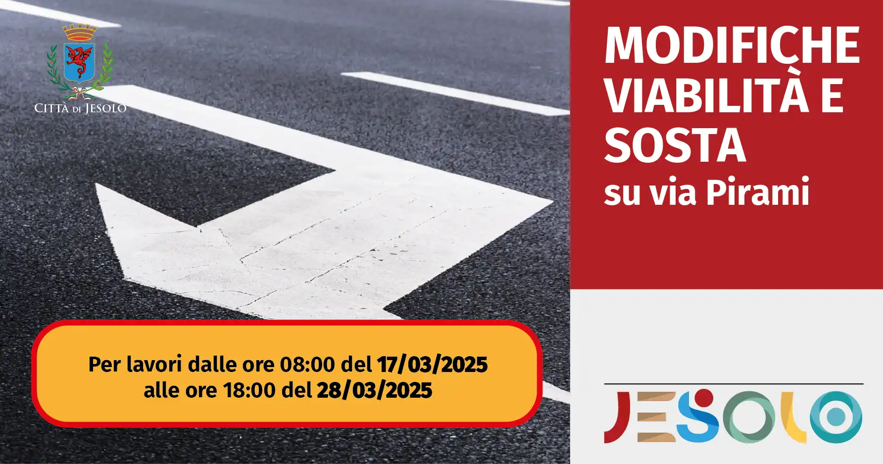 Immagine di Modifica della viabilità e della sosta in via Pirami