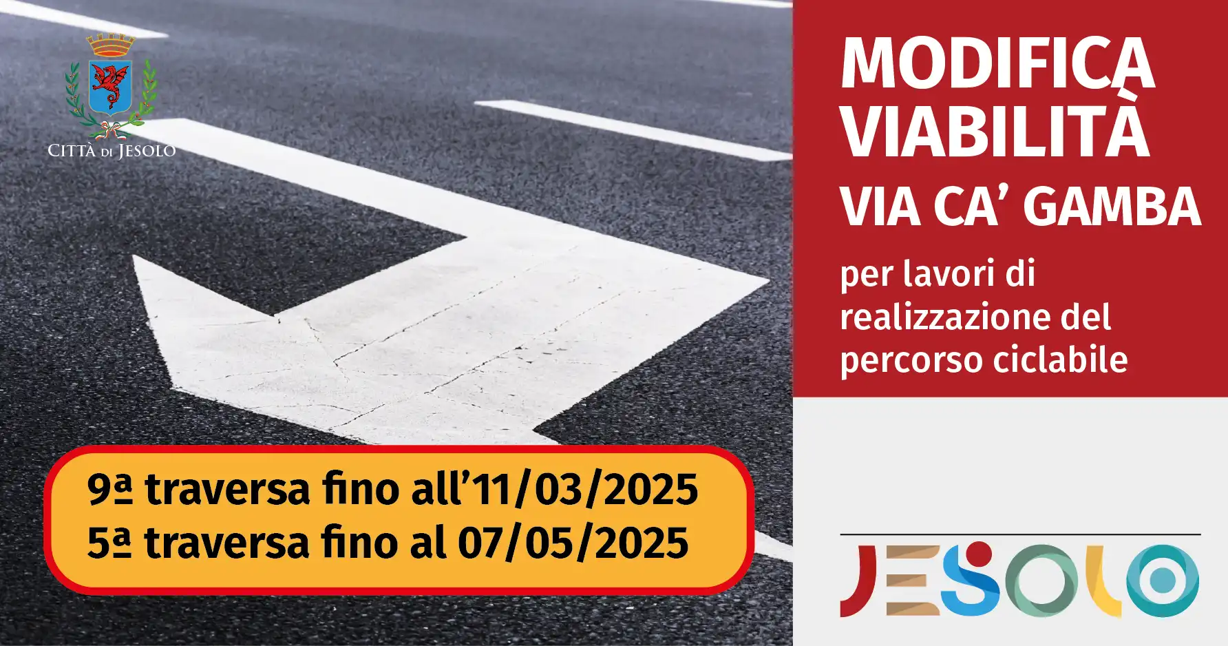 Immagine di Modifica della viabilità e della sosta su via Ca’ Gamba