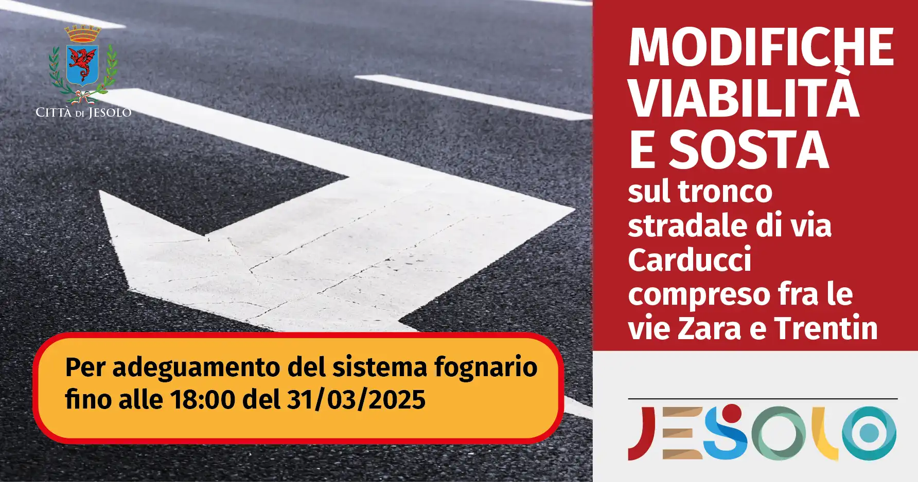 Immagine di Modifica della viabilità e della sosta in via Carducci