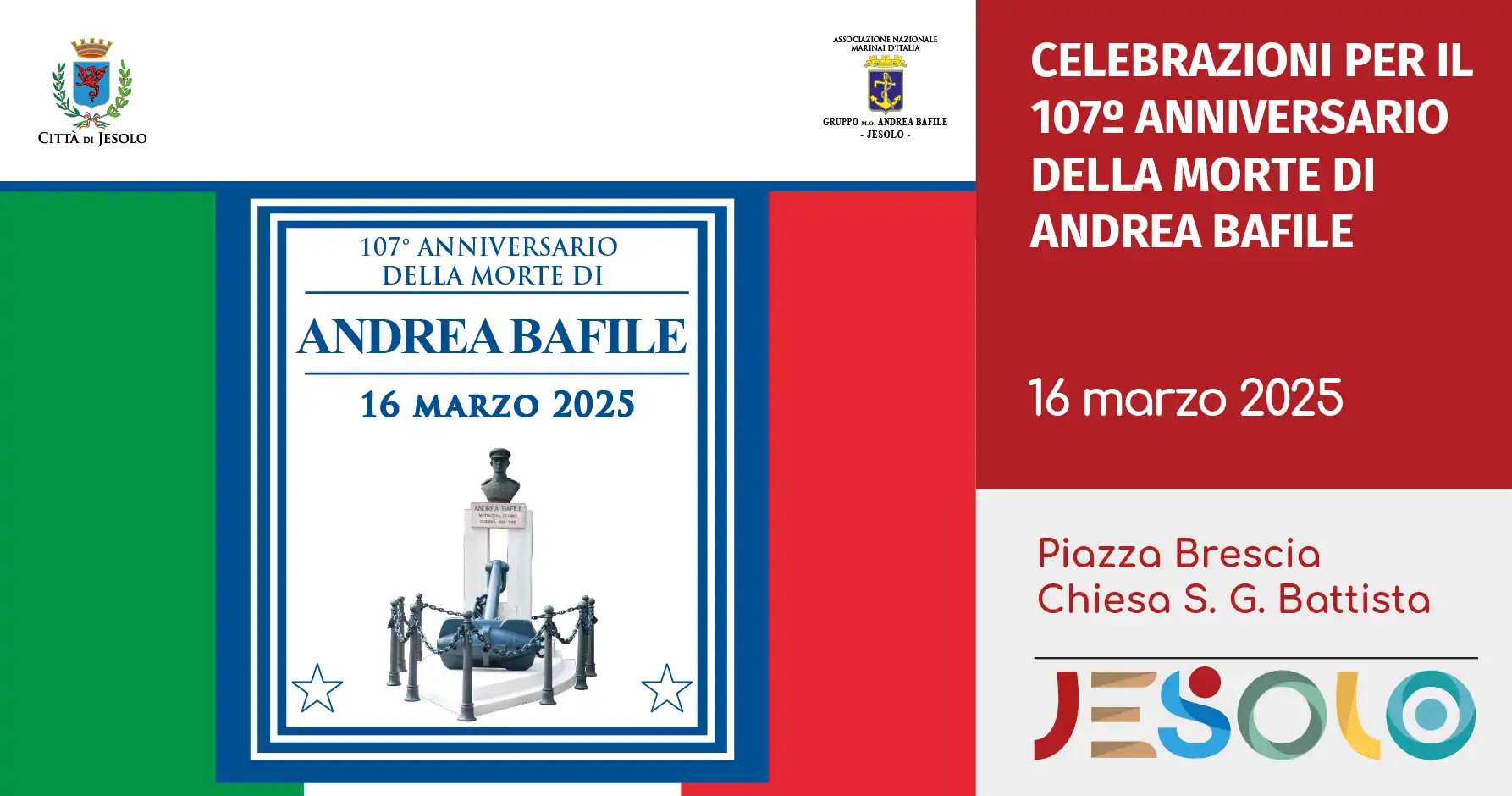 Immagine di 107° anniversario della morte di Andrea Bafile