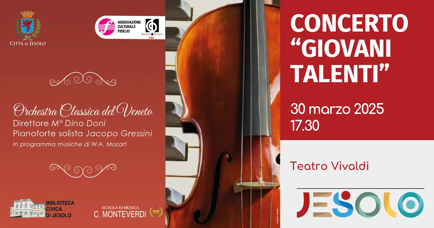 Immagine di strillo concerto giovani talenti