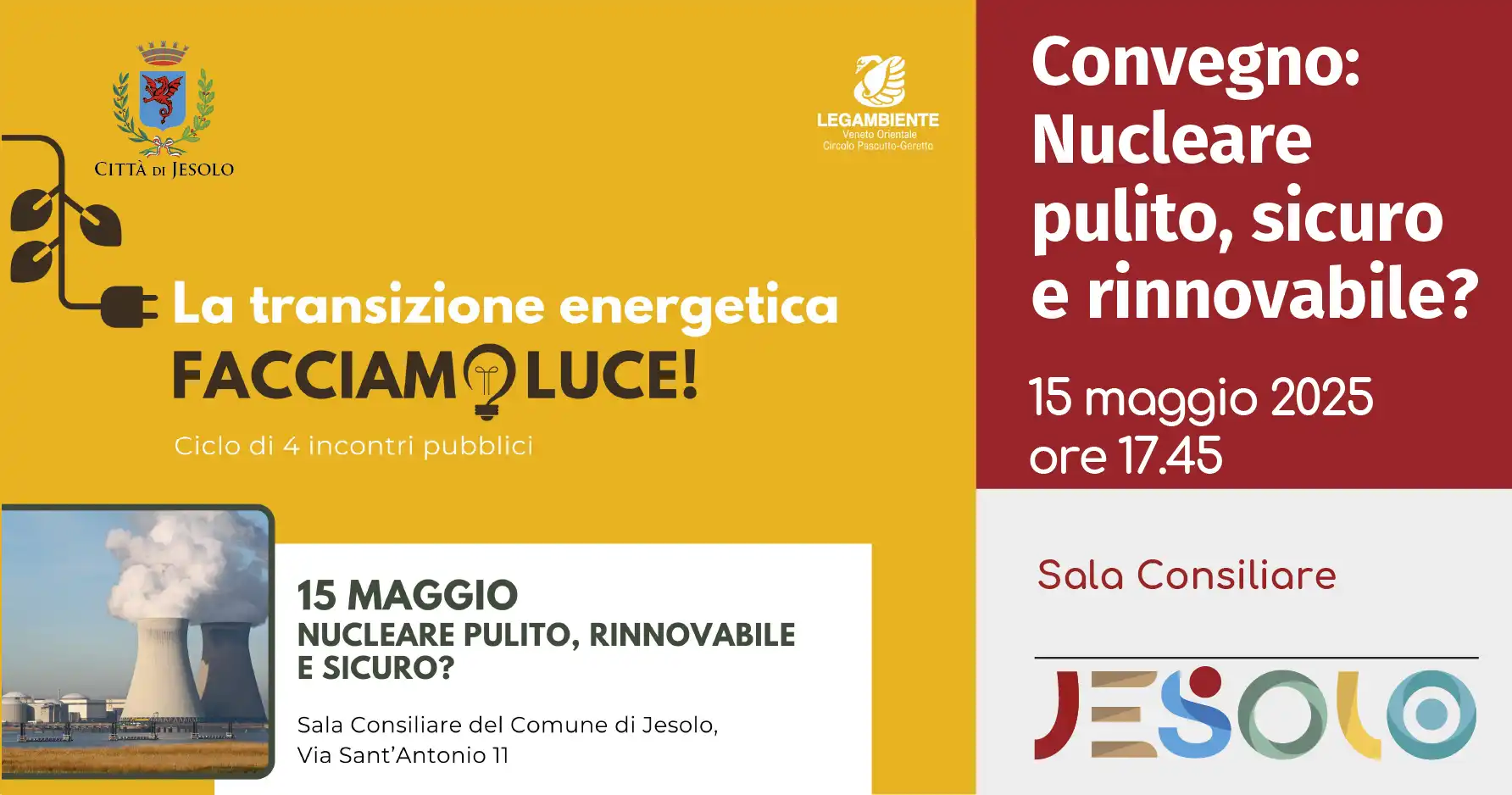 Immagine di strillo Nucleare pulito, rinnovabile e sicuro