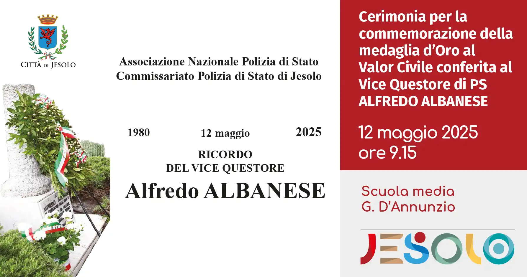 Immagine di strillo commemorazione albanese