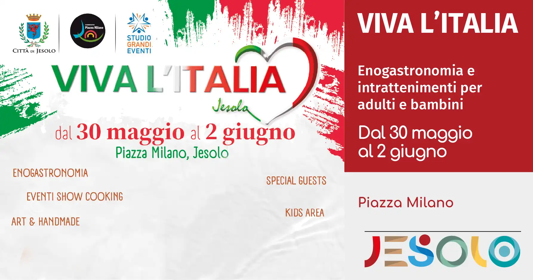 Immagine di strillo viva l’italia