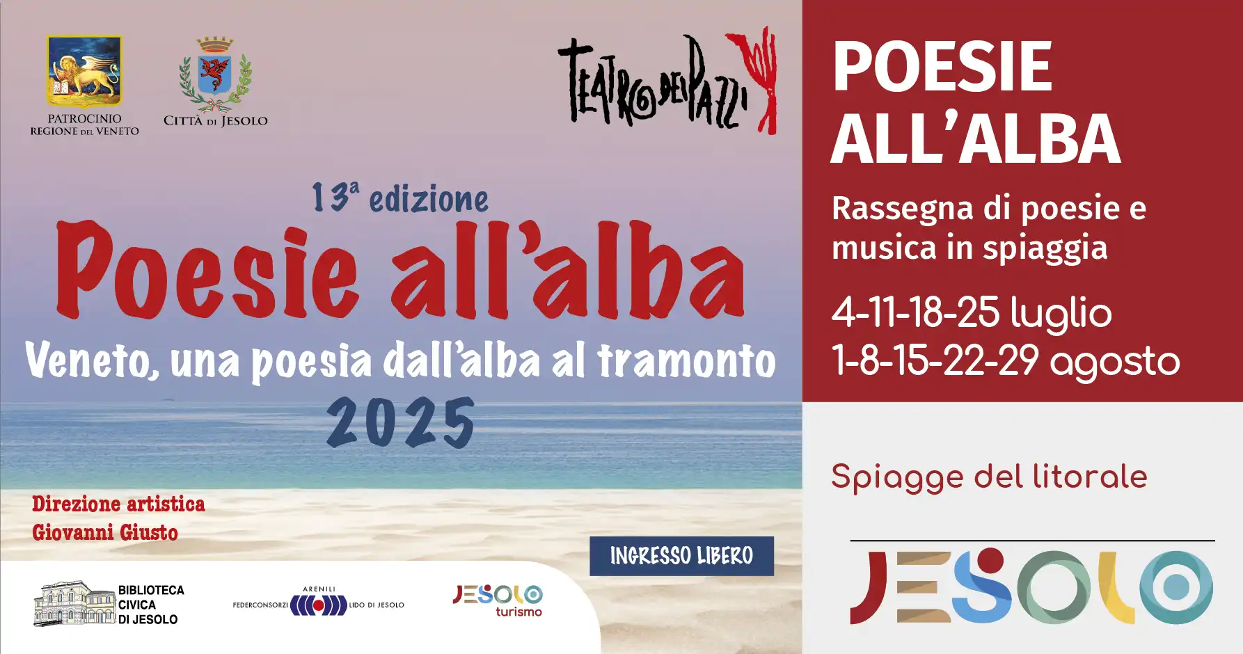 Immagine di strillo poesie all’alba 2025