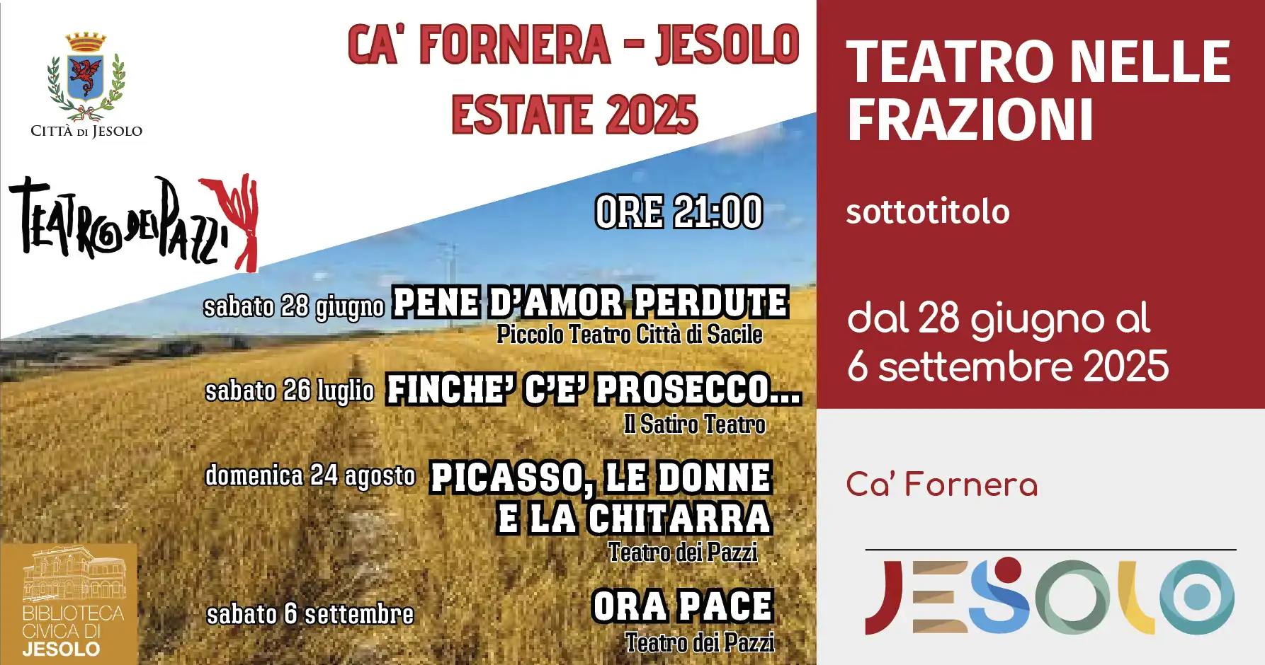 Immagine di strillo teatro NELLE FRAZIONI