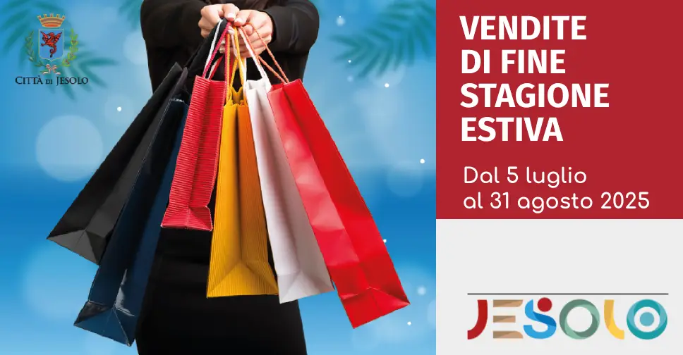 Immagine di vendite di fine stagione estiva strillo