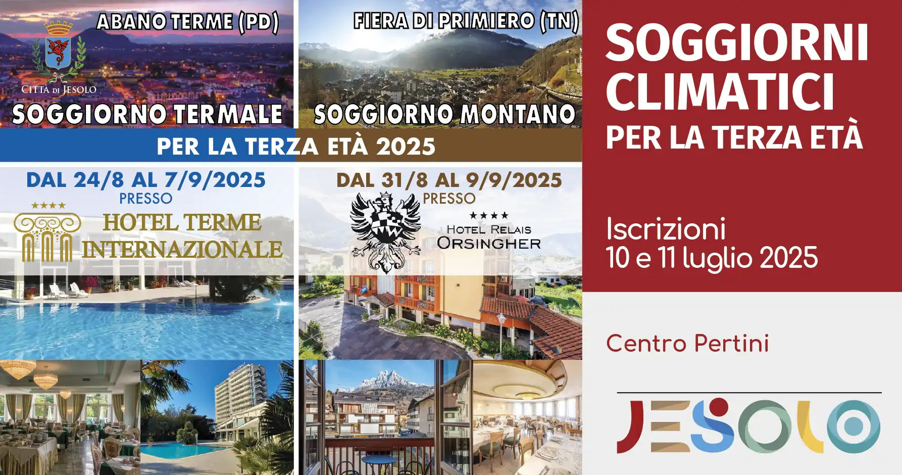 Immagine di strillo Abano Terme e Fiera di Primiero