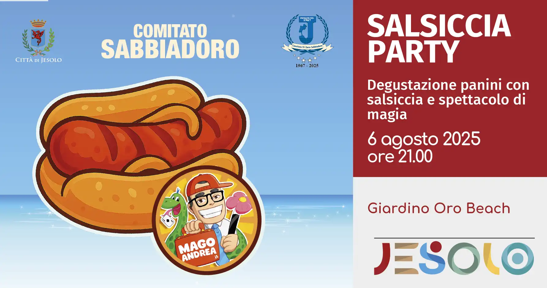 Immagine di strillo SALSICCIA PARTY 2025-02