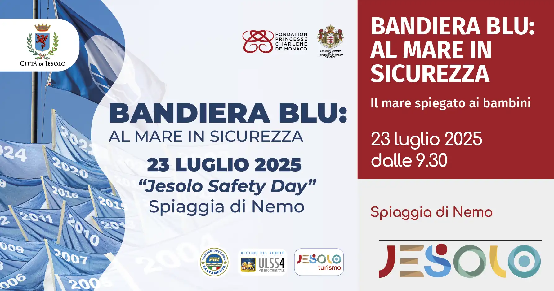 Immagine di strillo bandiera blu 23-7