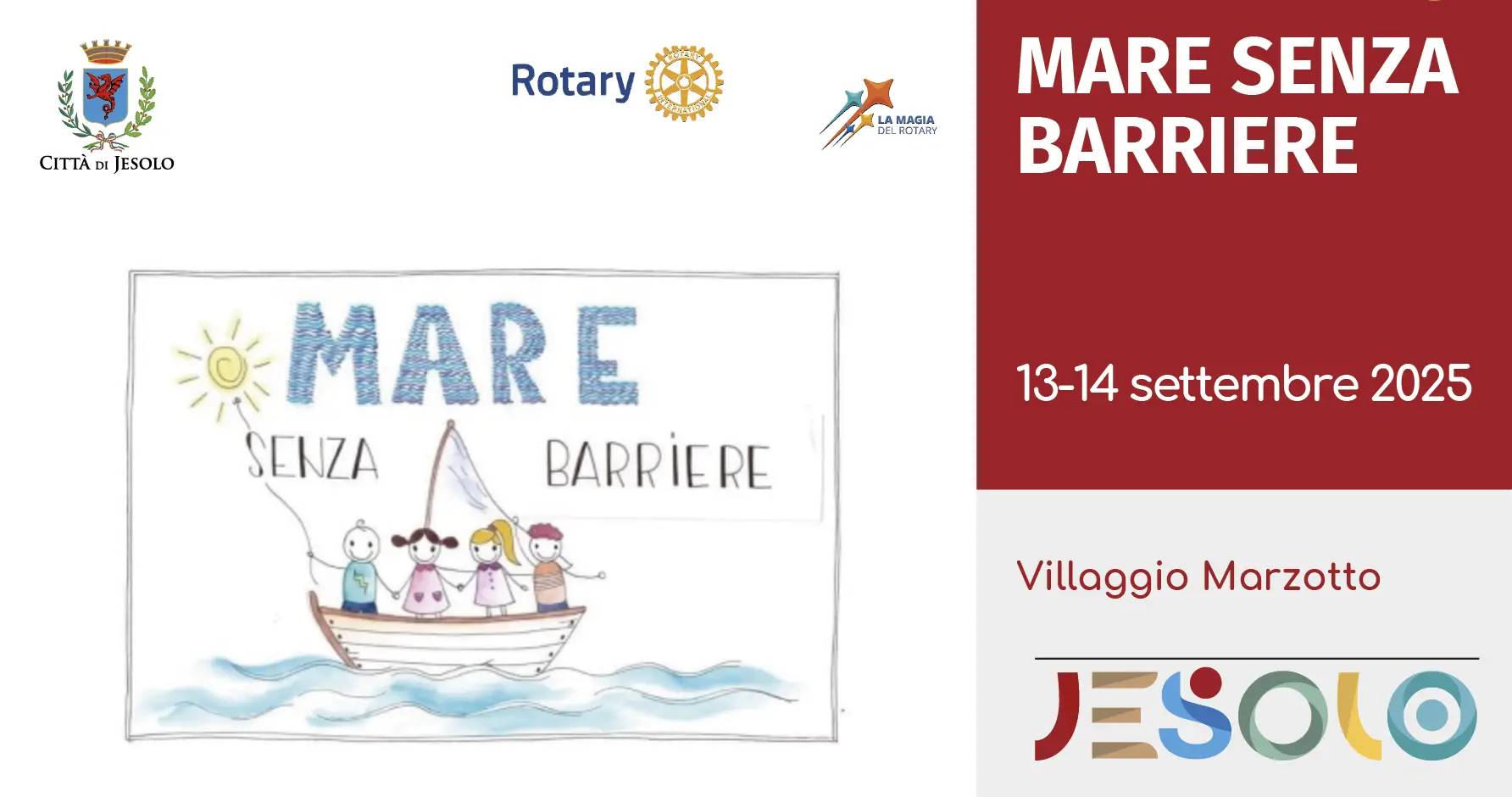 Immagine di mare senza barriere strillo